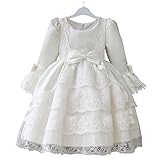 子供ドレス   キッズドレス   結婚式  発表会   女の子  プリンセスドレス ホワイト (120cm)