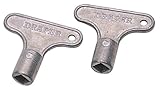 2 Piece Draper Radiator Bleed Keys Set by Draper