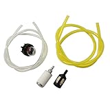 P Prettyia チェーンソー 燃料ライン ホース フィルター 刈払機パーツ プライマーバルブ Mcculloch対応