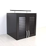 ロッカータンス クローゼット ロッカーシリーズ ルーバーロッカー 上置き 耐震 大量収納壁面 衣類収納 木製 洋タンス クローゼット ワードローブ 壁面収納 CPB017DBR