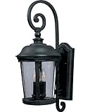 Maxim Lighting 40094CDBZ Dover Vivex 3-Light Outdoor 24.5-Inch Wall Lantern, Bronze Finish with Seed