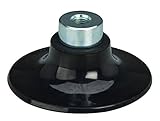 Dynabrade 51347 3-Inch Diameter Medium Density 3/8-Inch-24 Female Thread Locking-Type Disc Pad, Blac