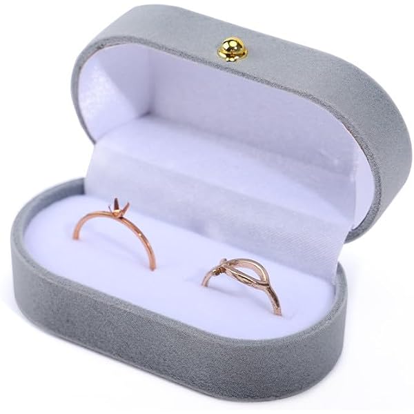 Amazon | 指輪ケース 2個用 結婚指輪ケース 携帯用 リングボックス
