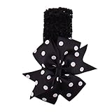 Tonsee ベビー ガールズ ヘアバンド かわいい ドット 蝶結び カラフル ヘッドバンド