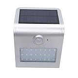 Ruanyi 5.5V 2.5W防水LEDソーラーライトランプ、ガーデンライト屋外の芝生ランプ、ソーラーウォールランプ、ソーレジャルダンled ( 色 : White )