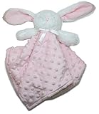 Blankets and Beyond Pink & White Bunny Baby Security Blanket Plush [並行輸入品]
