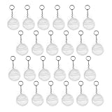 Felimoa 缶バッジカバー キーホルダータイプ 約34mmの缶バッジに適応 24個セット