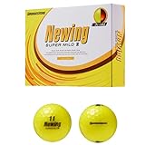 NEWING SUPER MILD 3 ニューイング スーパーマイルド 3 ゴルフボール 1DZ (12球入り) 3ピース構造 [日本仕様正規品] (ホワイト) (イエロー)