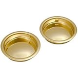 Snap-In Flush Cup Pocket Door Pull-2-1/8 BRS FLUSH CUP PULL (並行輸入品)