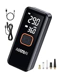AstroAI 空気入れ 電動 エアコンプレッサー 車 空気入れ コードレス 自動車 6600mAh DC 充電式バッテリー2種類給電