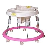 OLizee? Baby Toddlers portable Sit-to-Stand Learning Walker adjustable height foldable with rubber w