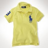 ラルフローレン [男の子9～24か月]ポロラルフローレン ビッグポニー半袖ポロ[イエロー]並行輸入品