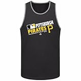 MLBメンズMajestic AuthenticコレクションチームChoiceタンクトップ( M、Pittsburgh Pirates )