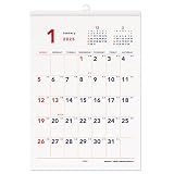 エムプラン 2025年 カレンダー キュービックス 壁掛け A3 ベーシック 203910-01 2025年 1月始まり