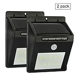 ALED LIGHT ソーラーライトLED LEDセンサーライト 防水 IP65 　10LEDソーラー充電式LEDライト 夜間自動点灯 省エネ 人感センサー 門扉用ライト アウトドアライト 屋外照明 