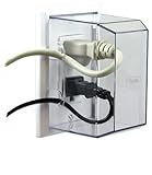 LectraLock - Baby Safety Electrical Outlet Cover - GFCI Style (2-screw type) - Deep Cover by LectraL