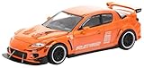 ジェネシスカンパニー (Genesis Company) POP RACE 1/64 マツダ RX-8 RE雨宮 クロームオレンジ 完成品 PR640281