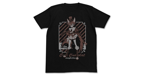 Amazon Co Jp キラキラ プリキュアアラモード キュアショコラ Tシャツ ブラック Mサイズ ホビー 通販