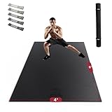 HAPBEAR ノンスリップ エクササイズマット ホームヨガ ピラティス ストレッチ 床 フィットネス ワークアウト用