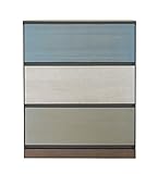 大川家具 nakakei チェスト ステラ 60cm幅3段 ブルー 220221