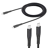 セイワ(SEIWA) USBケーブル 断線防止 柔らかい 抗菌 USB-C ケーブル 1.8m Type-C CtoC D652 急速充電 絡みにくい シリコン使用 PD 60W 3A 各種対応 電子タバコ PC 対応 タイプC データ 充電 通信 同期 転送