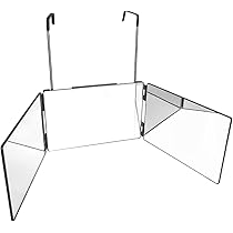 Amazon.co.jp: 三面鏡 化粧鏡 壁掛け 鏡 360° ミラー 折りたたみ