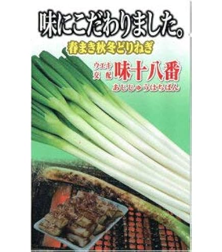 Amazon.co.jp: ネギ 種子 味十八番 一本ねぎ (コート種子 200粒