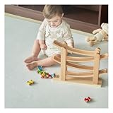 Carazプレイマット ベビーマット 1.5cm厚さ (3サイズ) もちもち 厚手マット ロールマット110×200,140x100,140x200cm 韓国マット フリーカット DIY ノンホルム 床暖房対応 マーブル フロアマット pvc 厚手 防水 赤ちゃんマット 大判 防音 お昼寝 おしゃれ 体操マット 保育園マット DIYカット (ファブリック グレー, 140x200cm)