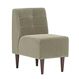 arne ソファ 一人掛け アームレス 日本製 完成品 Lunch 3×2 モケット ダークブラウン脚 ベージュ