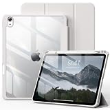 【超軽量】SZPSGC iPad 11世代（A16）／10世代 ケース 2025/2022 10.9インチ【対応A3354/A3355/A3356/A2696/A2757/A2777】耐衝撃 三つ折り スタンド スマートカバー 柔らかいシリコン＋PU材質 保護カバー（グレー）
