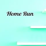 デザインビニールJer 125 2 Home Run BaseballスポーツQuote Sign Boy Girl子供の寝室ビニール壁デカールステッカー 10" x 36" JER 125 3 1