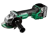 HiKOKI(旧日立工機) 14.4V コードレスディスクグラインダ 充電式 ブレーキ付き 砥石径100mm 6.0Ahリチウムイオン電池・急速充電器・ケース付 G14DBBVL(LYPK)(L)