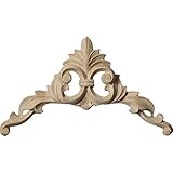 Ekena Millwork ONL04X04X01CAAL Small Caputo Corner, 4-Inch x 4-Inch x 5/8-Inch, Alder [並行輸入品]