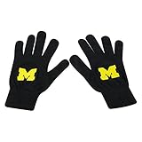 Michigan Wolverines公式NCAA 1つサイズニットグローブチームロゴby Top of the World 940304