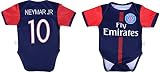 World Cup Baby Neymar Jr # 10 PSGサッカージャージーベビー乳児と幼児ワンジーロンパースプレミアム品質 6-9
