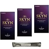 不二ラテックス skyn プレミアムプラス コンドーム 5個×3箱 スティクローション付き