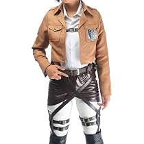 Amazon.co.jp: 俺の コスプレ 進撃の巨人 調査兵団 ロング ブーツ 靴