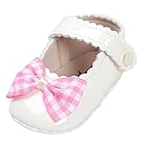 (プタス) Putars 赤ちゃん靴 ファーストシューズ ベビーシューズ 女の子 チェック柄 蝶結び ドレスシューズ 歩行練習 履き心地いい 記念日 出産お祝いプレゼント 0-18ヶ月