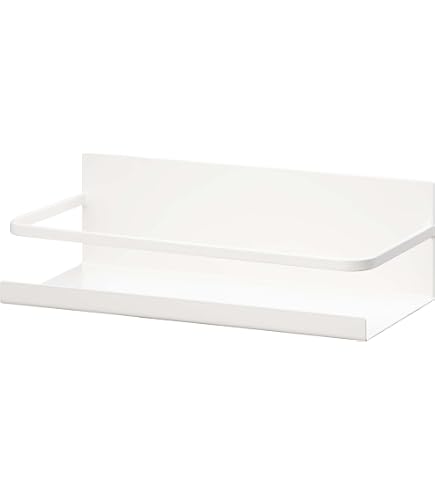 【一点限り】美品 調味料ラック 山﨑実業 マグネット対応 ホワイト Amazon｜山崎実業(Yamazaki) マグネットキッチン棚 ワイドホワイト 約