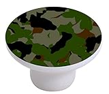 Carolina Hardware and Decor 2390 Camouflage Camo Military Ceramic Cabinet Drawer Knob by Carolina Ha