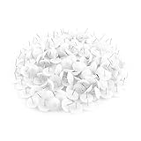DealMux Plastic Head Furniture Desk Foot Protector Nail 22mm x 20mm 250pcs White Silver Tone
