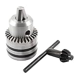 uxcell スパナ ドリル チャック シルバートーン ブラック 1?13mm容量 B16掘削