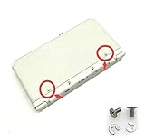 KSSA 互換品 2DS 3DS 3DSLL NEW 3DS NEW 3DSLL コンソール 本体 バッテリー バック カバー ネジ スクリュー 修理 部品 パーツ 2セット (sシルバー)