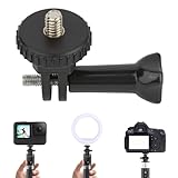 ゴプロコンバーター ユニバーサル1/4' メス GoProマウント用 ウェアラブルカメラアダプター マウント変換アダプター 一脚 三脚 スティック 自撮り棒 スタンドホルダー ヘッドマウント カメラネジ 対応 変換アダプター