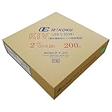 テイコク電気機器用ビニル絶縁電線 KIV 2SQ 緑 200m巻