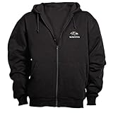 NFL Baltimore Ravens Craftsman Full Zip Thermal Hoodie、ブラック/ブラック、M