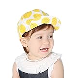 Ruideng 赤ちゃんのキャップレモンフルーツハット子供の夏の日の帽子 (White+Yellow)