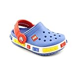 (クロックス) Crocs Crocband Kids Lego Clog ベビー 米国 4 ブルー クロッグ [並行輸入品]
