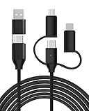 【PD60W&3M】6in1充電ケーブルusbマルチケーブル 3in2/1急速充電コード1本6役 携帯充電ケーブル 多機能充電コード3種類端子 iPhone15 充電ケーブル対応 480Mbps 高速データ転送Type C to Type C タイプC/マイクロナイロン編みブラック黒