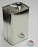 角 空缶 2L ローヤル缶/ブリキ缶 角缶 あき缶 無地缶 塗料 小分け 2000ml